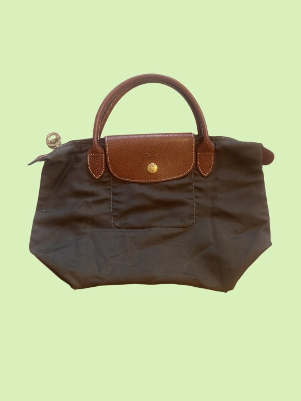 Small brown vintage Le Pliage